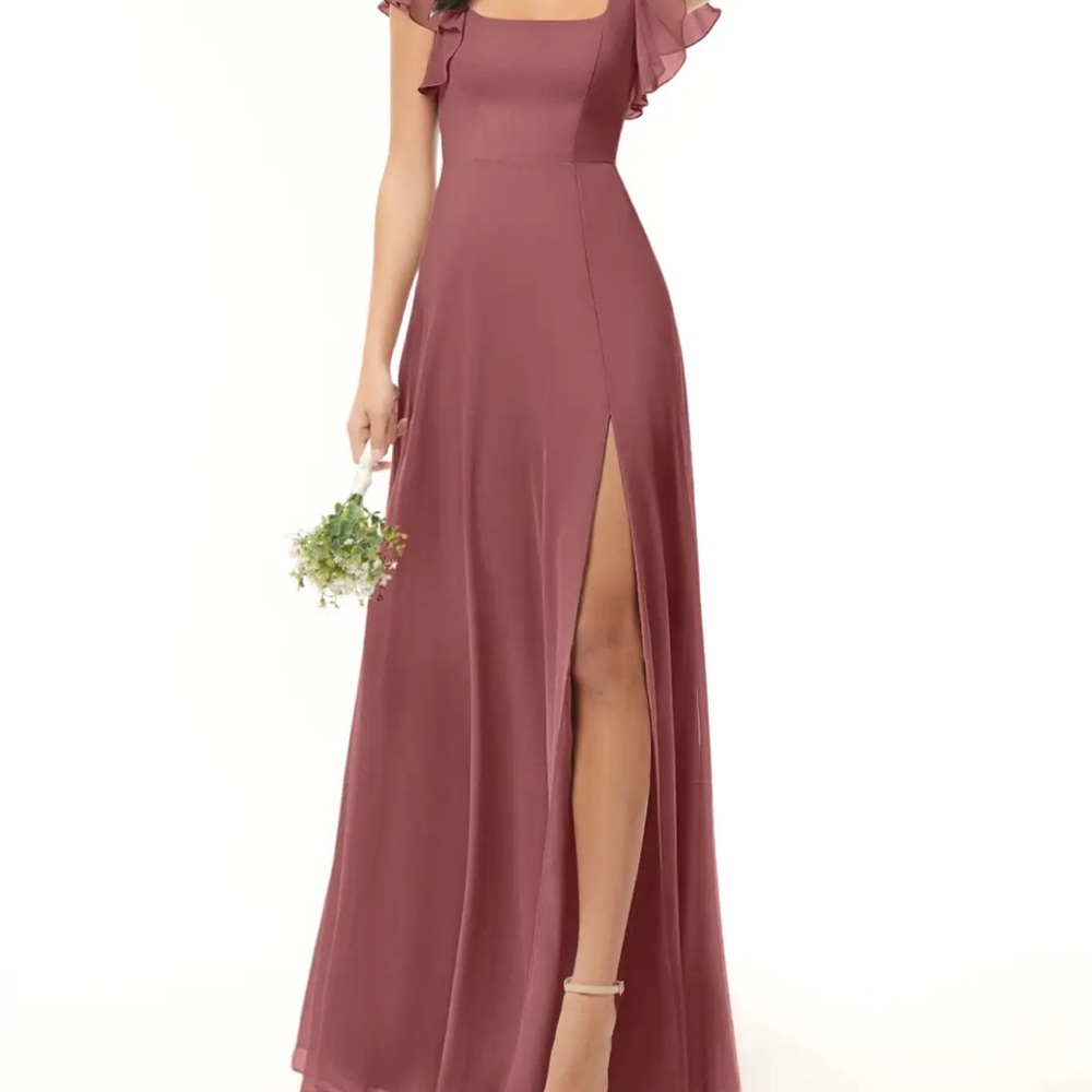 Elegant Mauve Dress